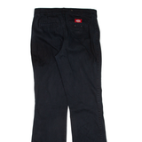 DICKIES Workwear Womens Trousers Black Slim Bootcut W28 L30