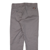 DICKIES Workwear Mens Trousers Grey Slim Tapered W33 L30