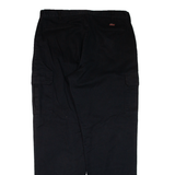 DICKIES Cargo Workwear Mens Trousers Black Regular Straight W38 L32