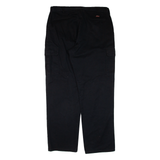 DICKIES Cargo Workwear Mens Trousers Black Regular Straight W38 L32