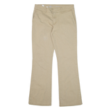 DICKIES Workwear Womens Trousers Beige Slim Bootcut W28 L27