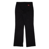 DICKIES Workwear Womens Trousers Black Slim Bootcut W29 L30