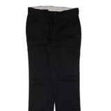DICKIES Workwear Womens Trousers Black Slim Straight W30 L31