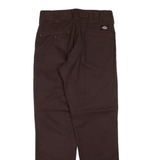 DICKIES Workwear Mens Trousers Brown Slim Tapered W29 L30