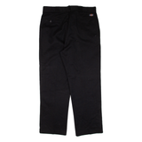 DICKIES Workwear Mens Trousers Black Regular Straight W38 L30