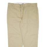DICKIES 874 Workwear Mens Trousers Beige Regular Straight W42 L30