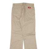 DICKIES Workwear Womens Trousers Beige Slim Bootcut W28 L30