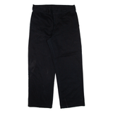 DICKIES Workwear Womens Trousers Black Loose Straight W32 L37