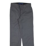DICKIES Workwear Mens Trousers Grey Slim Tapered W26 L27
