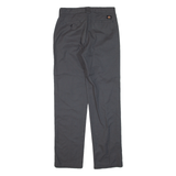 DICKIES Workwear Mens Trousers Grey Slim Tapered W26 L27