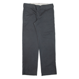 DICKIES Workwear Mens Trousers Blue Slim Straight W30 L30