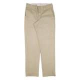 DICKIES Workwear Mens Trousers Beige Slim Tapered W30 L30