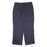 DICKIES Cargo Workwear Mens Trousers Grey Relaxed Straight W36 L32