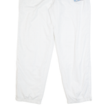 LOTTO Mesh Lined Mens Track Pants White Tapered L W36 L32
