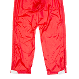 Mesh Lined Mens Snow Pants Red Straight XL W37 L30