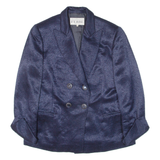 GIANFRANCO FERRE Womens Blazer Jacket Blue Knit Wool M
