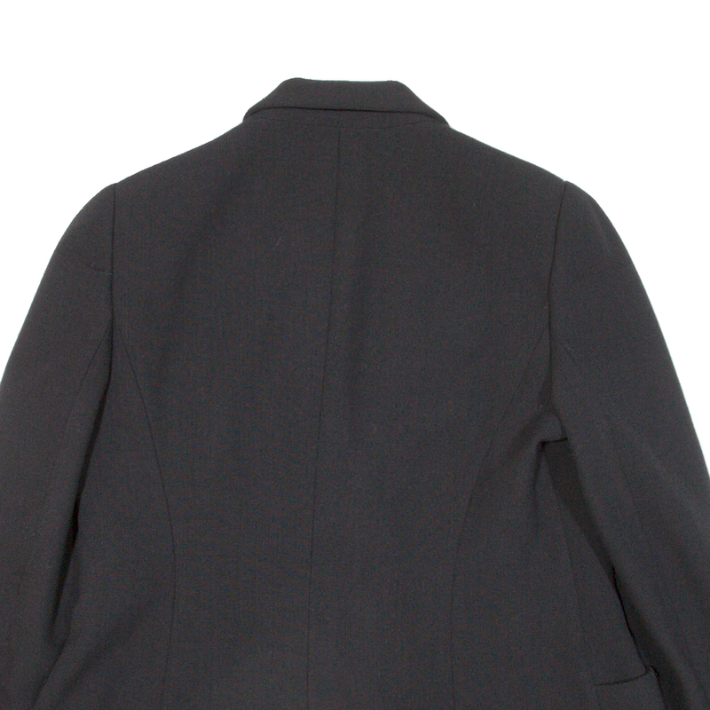 ARMANI COLLEZIONI Womens Blazer Jacket Black Knit Wool L