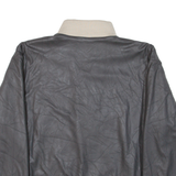 GIANFRANCO FERRE Fleece Lined Mens Pullover Jacket Black XL