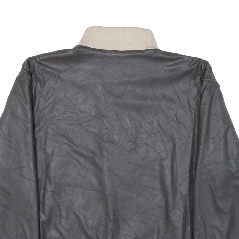 GIANFRANCO FERRE Fleece Lined Mens Pullover Jacket Black XL