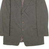 GIORGIO ARMANI Mens Blazer Jacket Green Knit Wool L