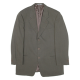 GIORGIO ARMANI Mens Blazer Jacket Green Knit Wool L
