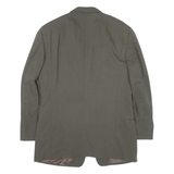 GIORGIO ARMANI Mens Blazer Jacket Green Knit Wool L