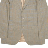 BOGGI Mens Blazer Jacket Green Knit Cashmere Check XL