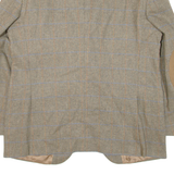 BOGGI Mens Blazer Jacket Green Knit Cashmere Check XL