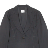 ARMANI COLLEZIONI Womens Blazer Jacket Black Knit L