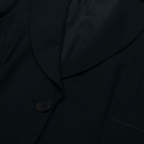 ARMANI COLLEZIONI Womens Blazer Jacket Black Knit L