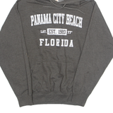 BW ATTIRE Panama City Beach Florida Womens Grey Hoodie USA L