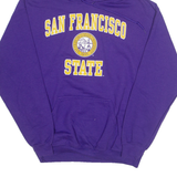 GILDAN San Francisco State Womens Purple Hoodie USA M