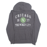Chicago The Windy City Womens Grey Hoodie USA L