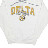 OURAY DELTA College Mustangs Mens White Hoodie USA S