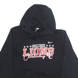 NIKE Rock Creek Lions Cheerleading Womens Black Hoodie USA 2XL