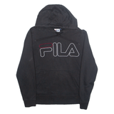 FILA Womens Black Hoodie S