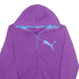 PUMA Lifestyle Womens Purple Hoodie Full Zip UK 14