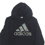ADIDAS Cropped Womens Black Hoodie XL