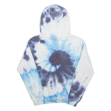 Tie Dye ALASKA Womens Blue Hoodie USA XS