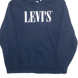 LEVI'S Mens Blue Hoodie L