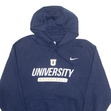 NIKE University Basketball Mens Blue Hoodie USA XL