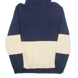 FILA Colourblock Mens Blue Hoodie M