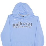 NIKE Gold Cal VOLLEYBALL Womens Blue Hoodie USA M