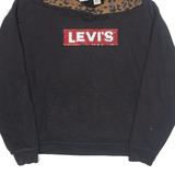 LEVI'S Sequins Womens Black Hoodie L