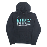 NIKE Volleyball Mens Black Hoodie USA L