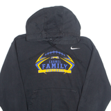 NIKE Carmel Family Football Mens Black Hoodie USA L