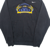 NIKE Carmel Family Football Mens Black Hoodie USA L