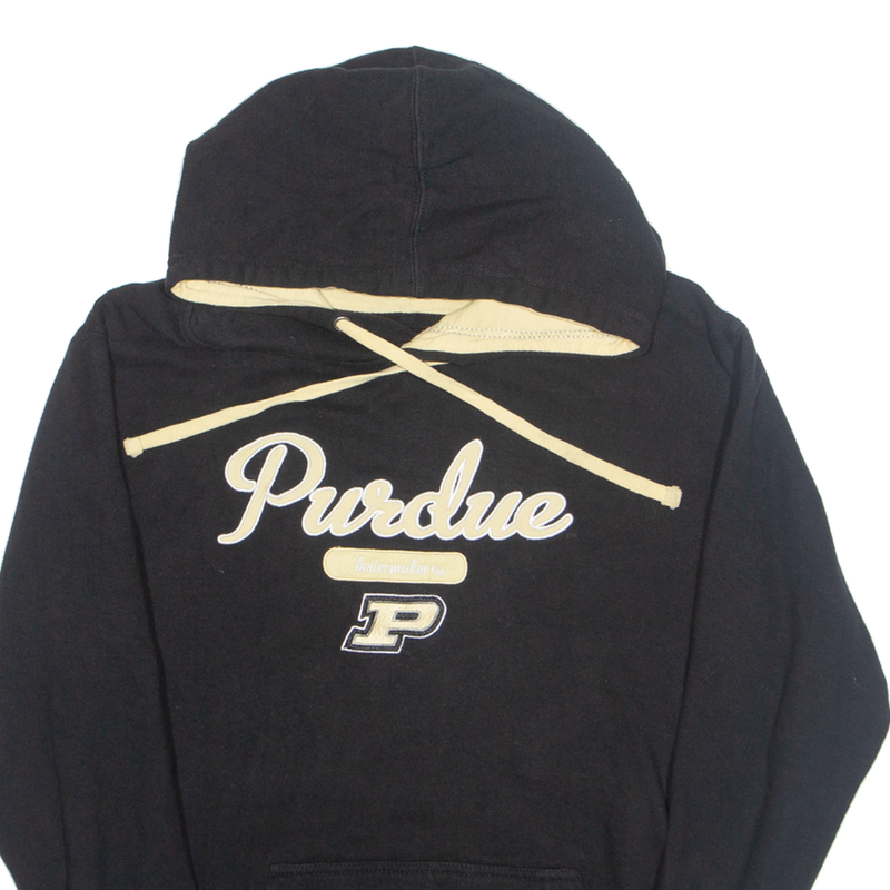 STADIUM ATHLETES Purdue Boilermakers Football Team Mens Black Hoodie 90s USA M