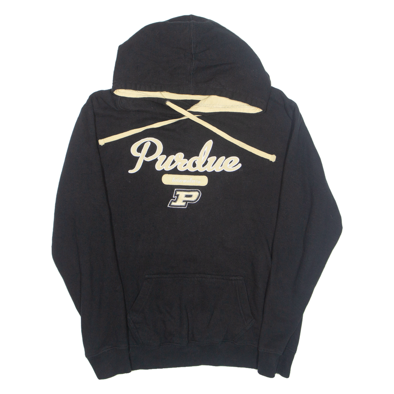 STADIUM ATHLETES Purdue Boilermakers Football Team Mens Black Hoodie 90s USA M