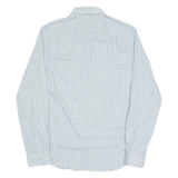 NAUTICA Mens Shirt Blue Check Long Sleeve M